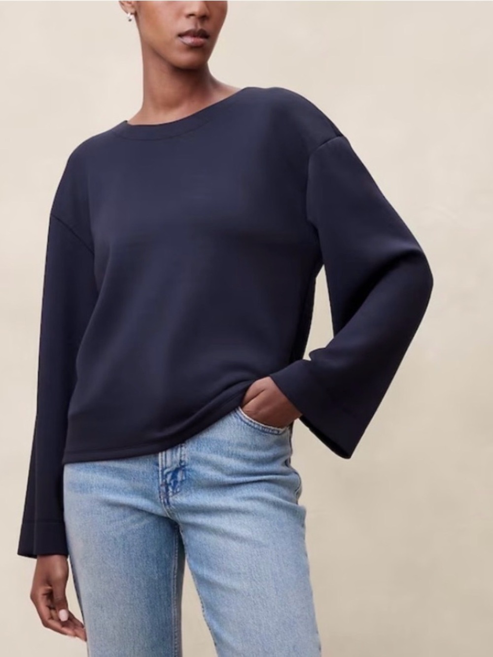 Banana Republic - Bell-sleeve Drop-Shoulder Top XS